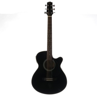 [Outlet] SX SA3-SK-BK Elektro Akusitk Gitar (OL 23-23060)