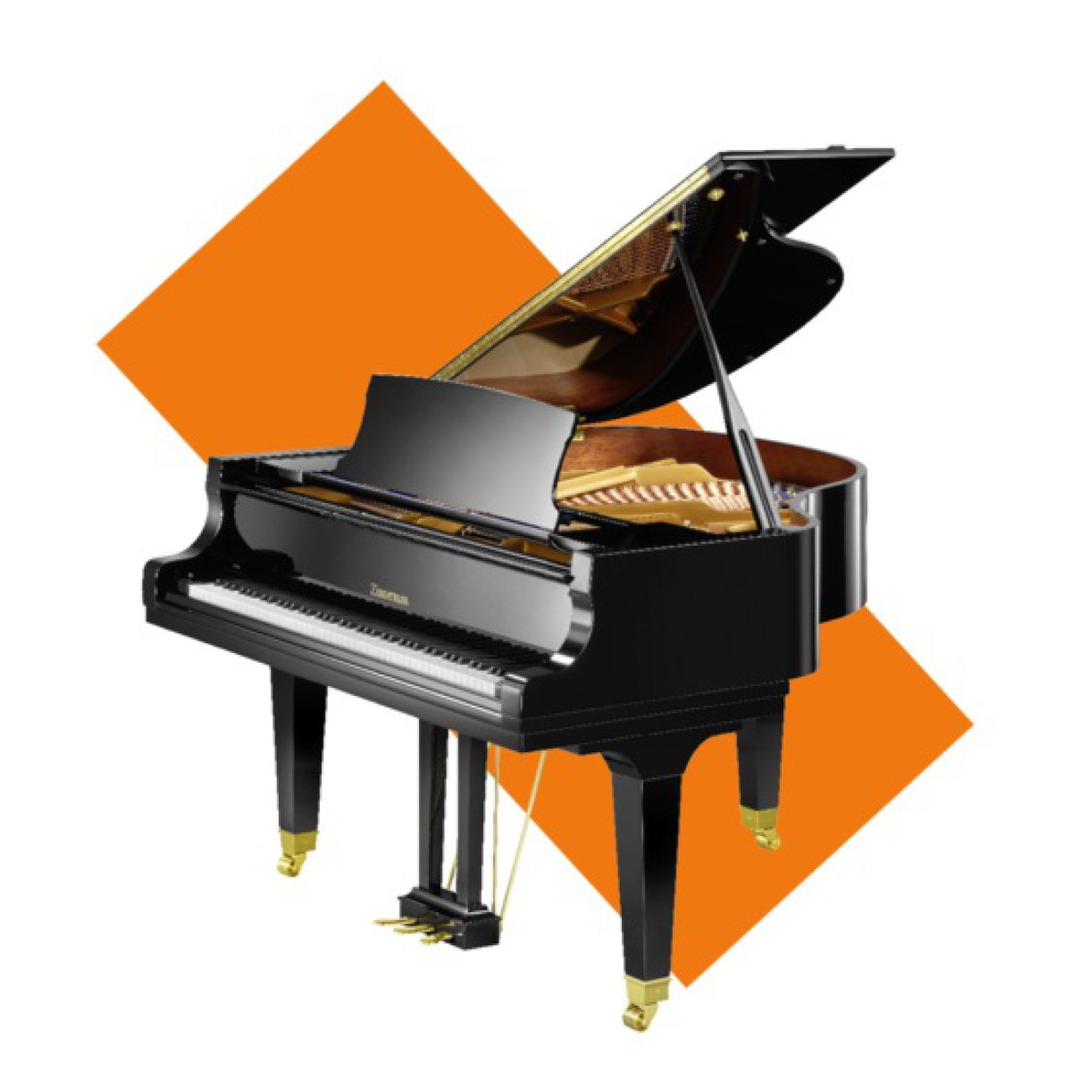 Zimmermann Studio S 150 Akutistik Kuyruklu Piyano (Siyah)