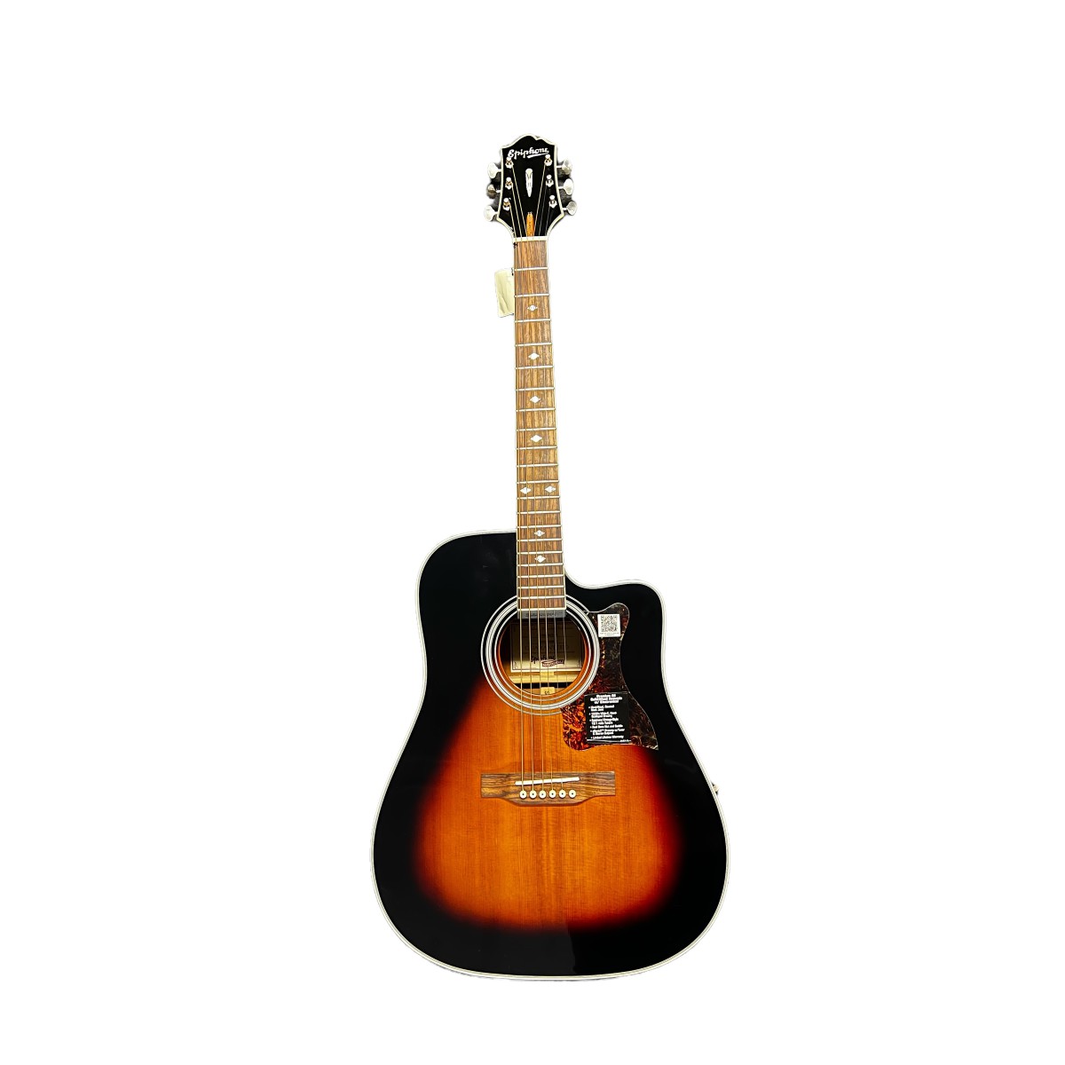 [Outlet] Epiphone Masterbilt DR-500MCE Elektro Akustik Gitar (Vintage Sunburst) [22-492]