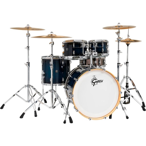 Gretsch Renown 5 Parça Akustik Davul (Gloss Antique Blue Burst)