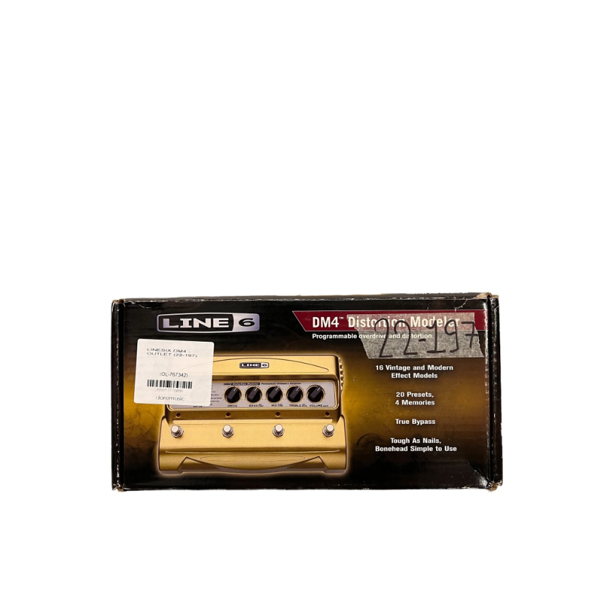 [Outlet] Line 6 DM4 Distortion Efekt Pedalı (OL-22-197)