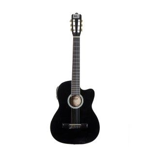 [Outlet] Ashton CG44CEQBK Elektro Klasik Gitar (Siyah)
