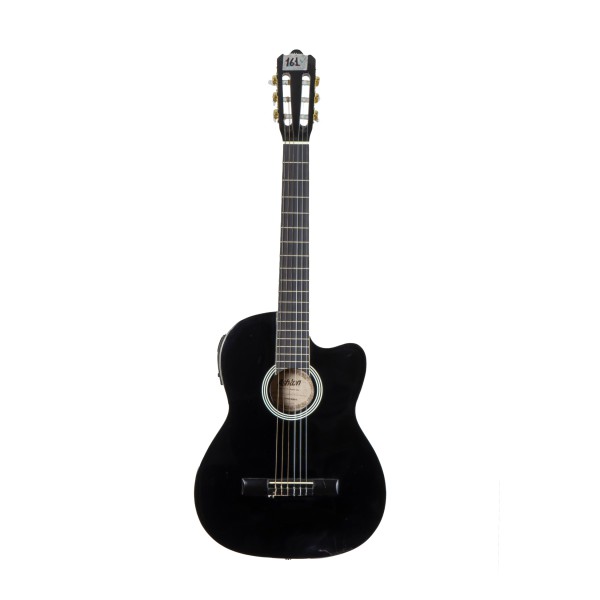 [Outlet] Ashton CG44CEQBK Elektro Klasik Gitar (Siyah)