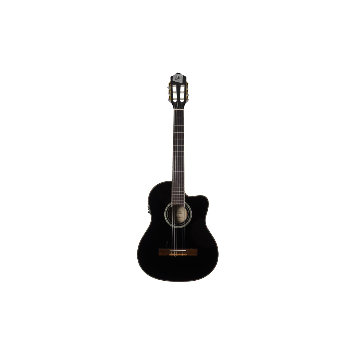 [Outlet] Ortega RCE145BK Thinline Elektro Klasik Gitar (Siyah)