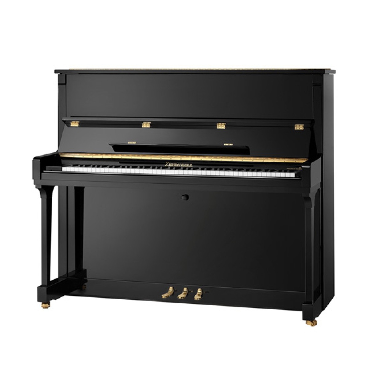 Zimmermann S6 / 126 Upright Piyano (Parlak Siyah)