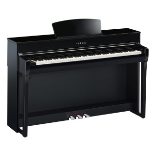 Yamaha Clavinova CLP735PE Dijital Piyano (Parlak Siyah)