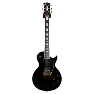 Gibson Custom Shop Les Paul Axcess Floyd Rose Custom Elektro Gitar (Ebony)
