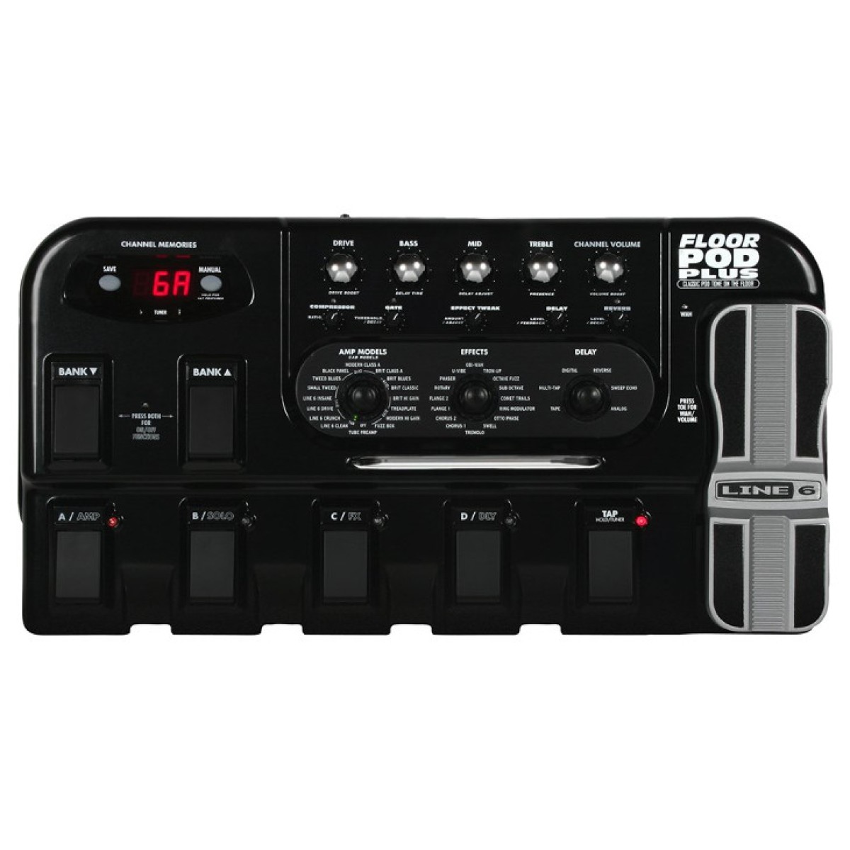 Line 6 FLOOR POD PLUS Multi Efekt Prosesörü
