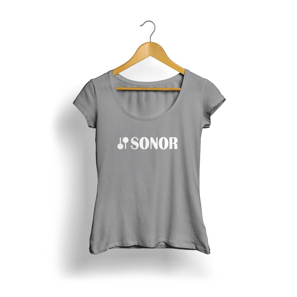 Sonor Logo Kadın T-Shirt (Gri)