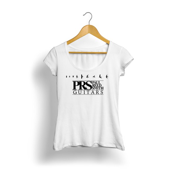 Prs Logo Kadın T-Shirt (Beyaz)
