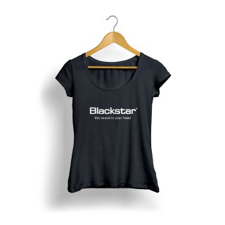 Blackstar Logo Kadın T-Shirt (Siyah)