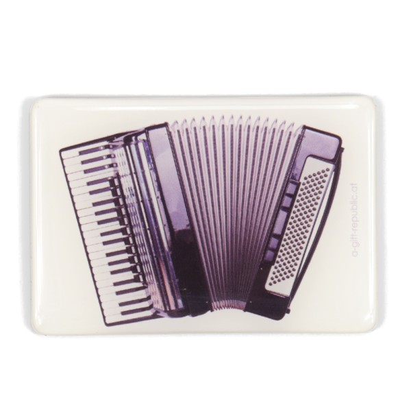Agifty Siyah Akordiyon Magnet (8 x 5.5 Cm)