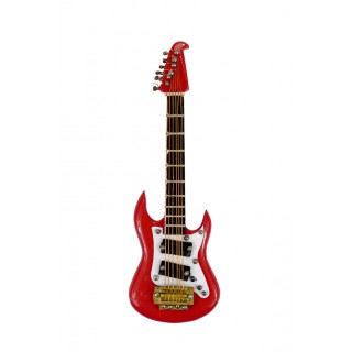 Agifty Kırmızı Elektro Gitar Magnet (10 Cm)