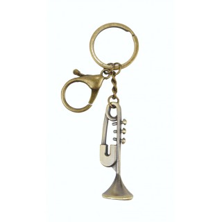 Agifty Trompet Metal Anahtarlık (5,5 Cm)