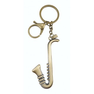 Agifty Saksafon Metal Anahtarlık (8 Cm)