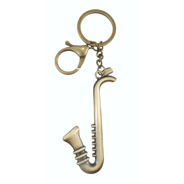 Agifty Saksafon Metal Anahtarlık (8 Cm)