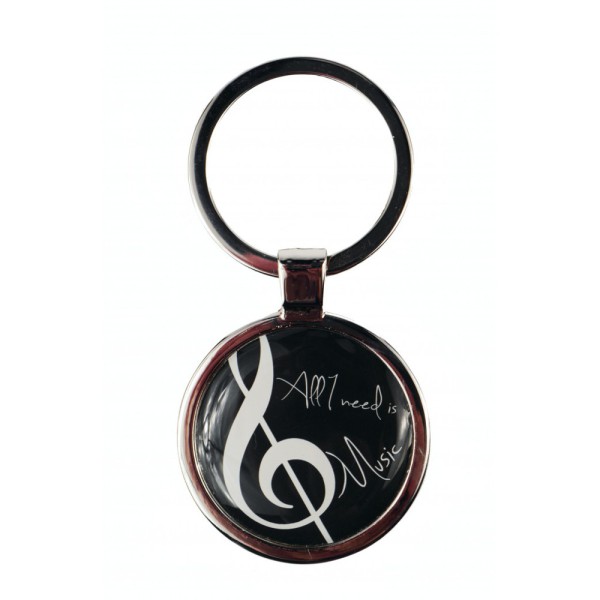 Agifty '' All I Need Is Music'' Anahtarlık (3.5 x 7 Cm)