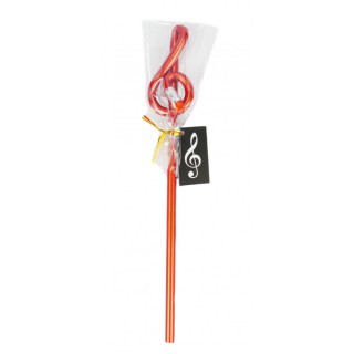 Agifty G-clef Kırmızı Kalem (24 Cm)