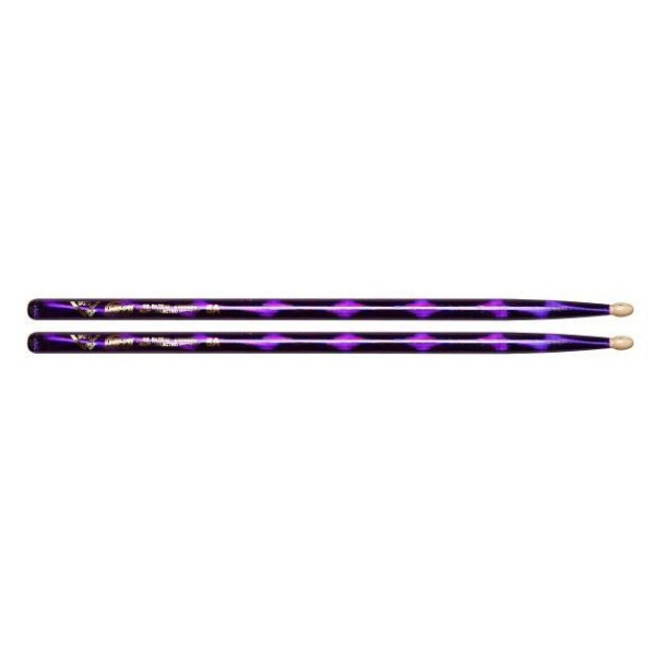 Vater Color Wrap 5A Purple Optic Wood Tip Baget