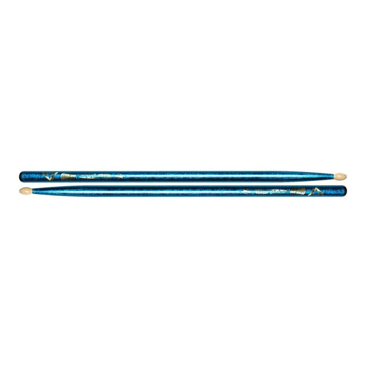 Vater Color Wrap 5A Blue Sparkle Wood Tip Baget