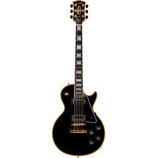Gibson Custom Les Paul Custom Reissue VOS Elektro Gitar (Ebony)