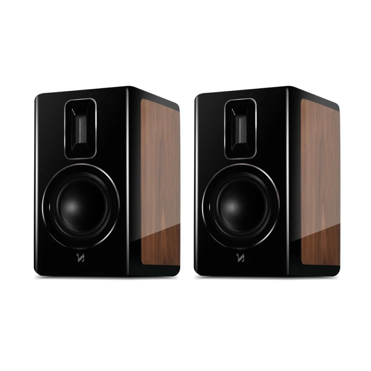 Quad Revela 1 Bookshelf Highend Hoparlör (Parlak Ceviz)