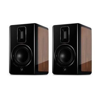 Quad Revela 1 Bookshelf Highend Hoparlör (Parlak Ceviz)