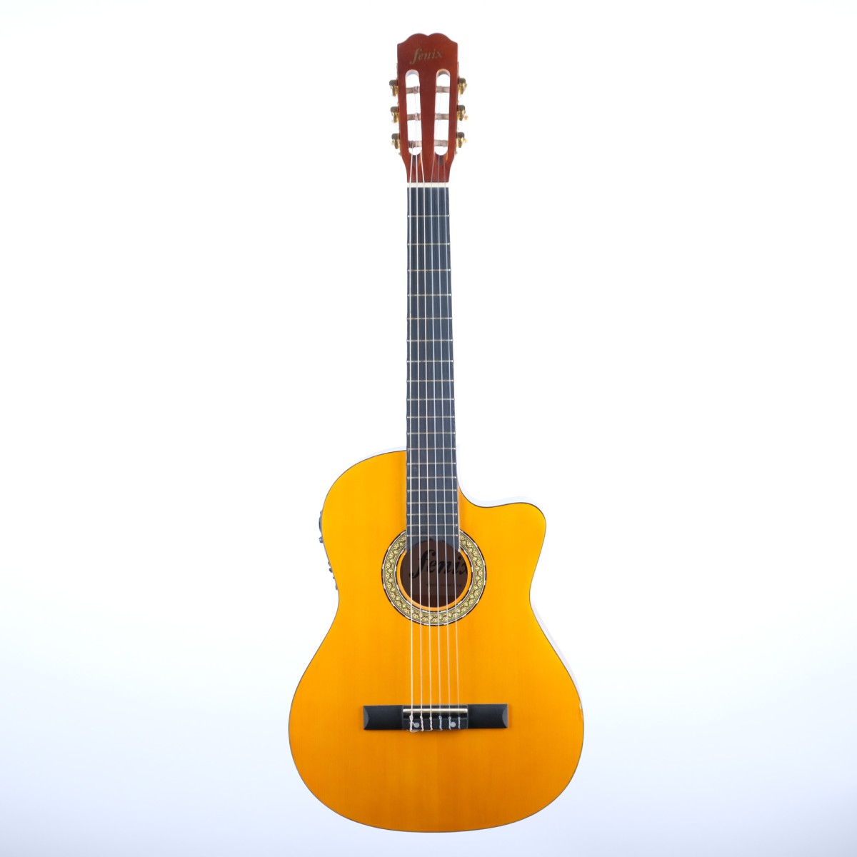 [Outlet] Fenix FX-CG209CENT Cutaway Elektro Klasik Gitar (Natural) (OL 24-24031)