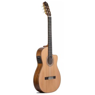 Prudencio Saez 4-CW (56) Cutaway Elektro Klasik Gitar (Natural)