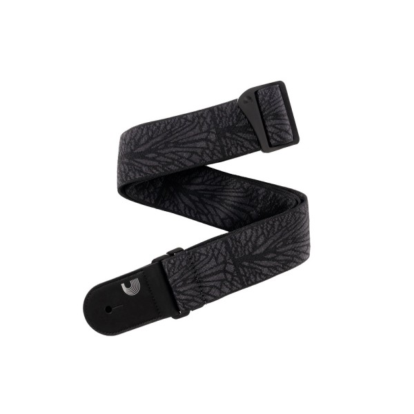 D'addario 50TB02 Gitar Askısı (Lightning Black Tubular)
