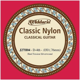 D'addario J27H04 Student Naylon Silver Klasik Gitar Teli (Hard Tension)
