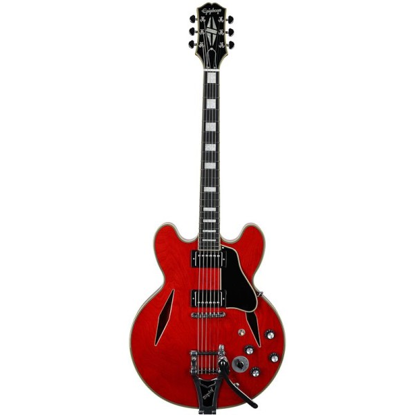 Epiphone Exclusive Shinichi Ubukata ES-355 Custom Elektro Gitar (Satin Cherry)