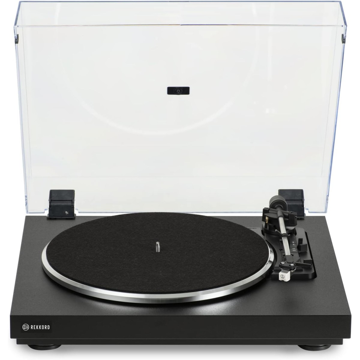 REKKORD AUDIO F110P Siyah Otomatik Pikap - AT3600L İğne ile 