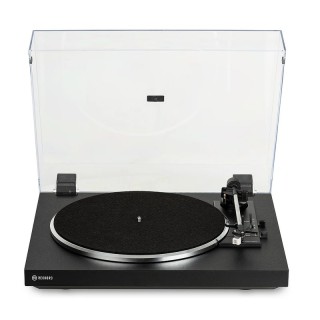 REKKORD AUDIO F100P Siyah Preamfili Otomatik Pikap - AT3600L İğne ile 