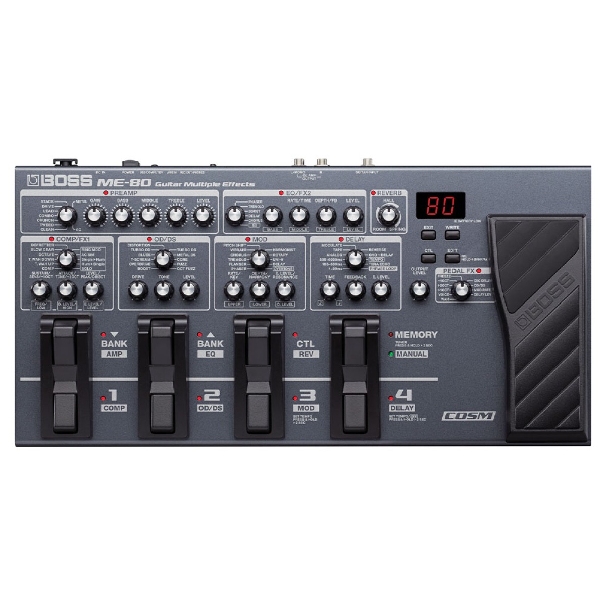 Boss ME-80 Efekt Prosesörü