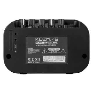 Kozmos UNIQUE-MINI Siyah Şarjlı Bluetooth Masaüstü Gitar Amfisi