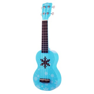 Mahalo Snow Soprano Ukulele (Glacier Blue) Mahalo Snow Soprano Ukulele (Glacier Blue)