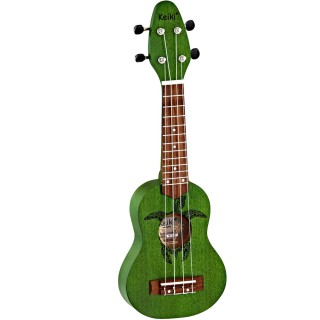 Ortega K1-GR Sopranino Ukulele (Keiki Turtle Forrest Green) Ortega K1-GR Sopranino Ukulele (Keiki Turtle Forrest Green)