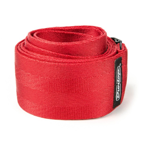 Jim Dunlop DST7001RD Deluxe Seatbelt Gitar Askısı (Kırmızı)