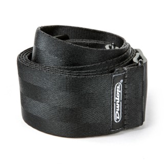 Jim Dunlop DST7001BK Deluxe Seatbelt Gitar Askısı (Siyah)