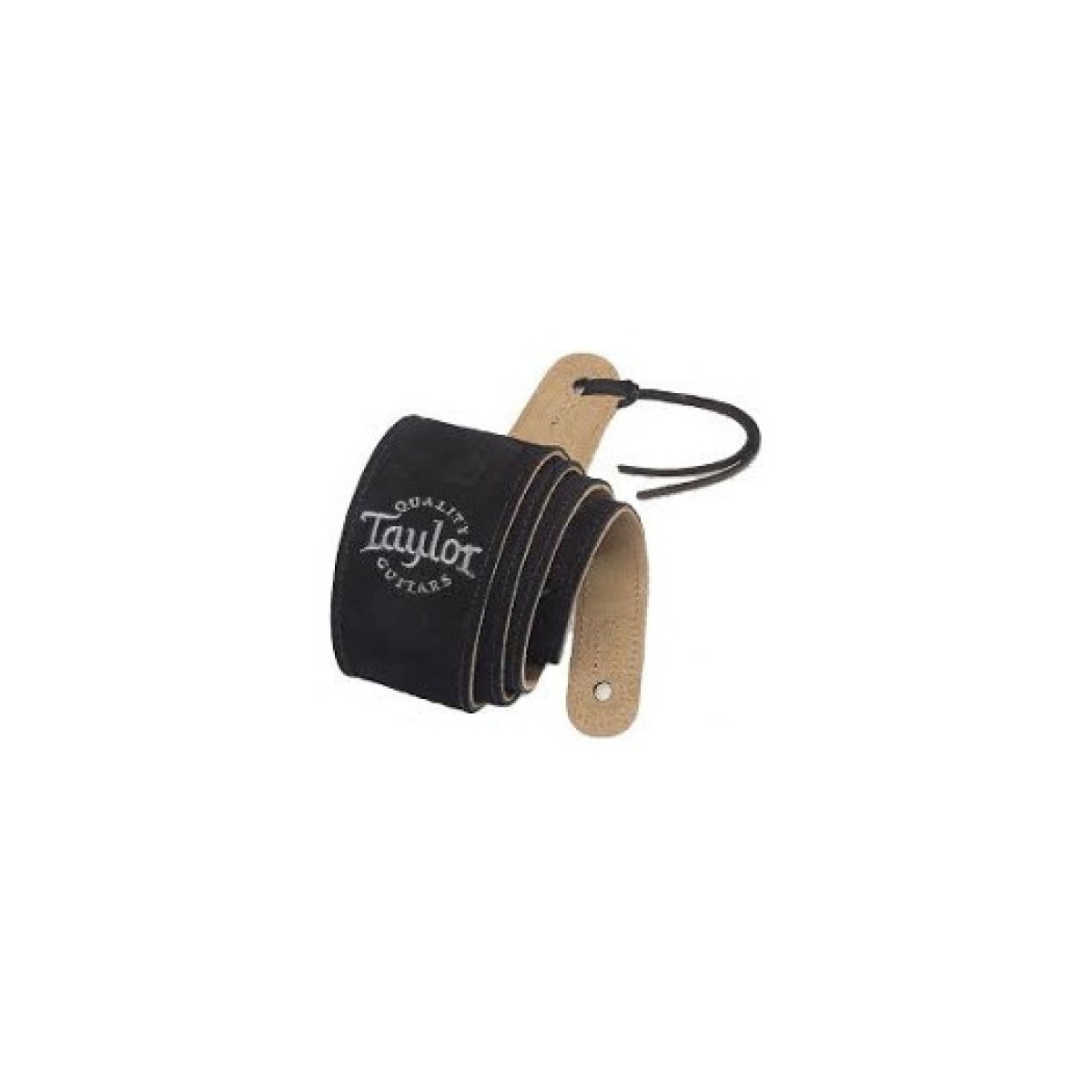 Taylor Suede Logo Gitar Askısı (Siyah)