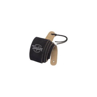 Taylor Suede Logo Gitar Askısı (Siyah)