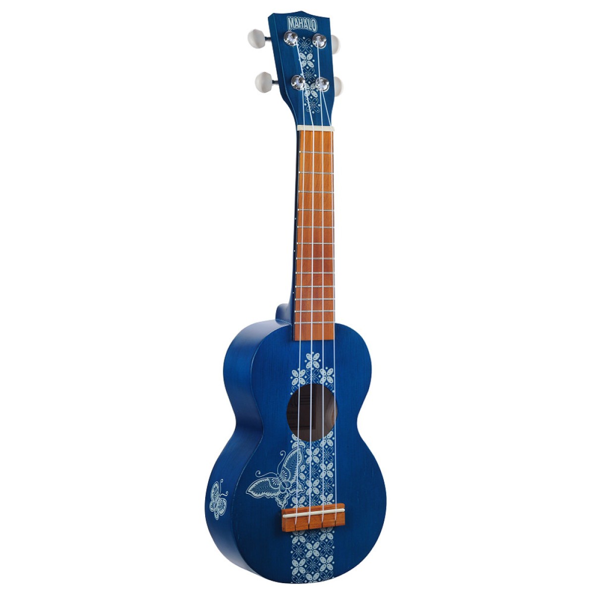 Mahalo Kahiko Batik Soprano Ukulele (Mavi) Mahalo Kahiko Batik Soprano Ukulele (Mavi)
