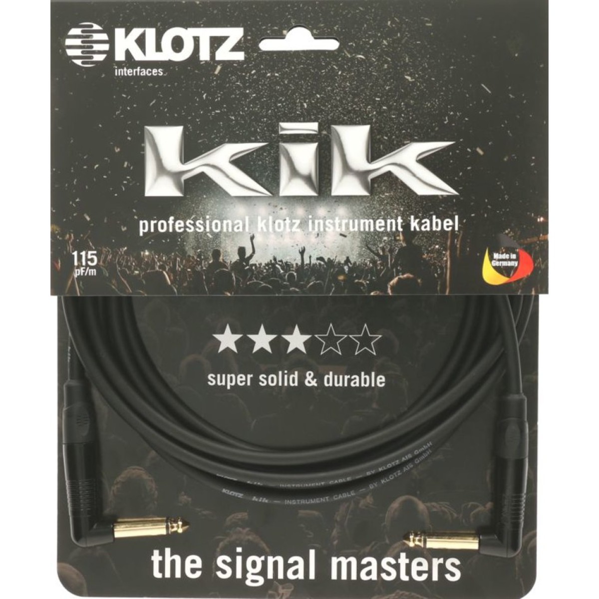 Klotz KIKKG4.5RRSW Entrüman Kablosu (4.5 Metre)