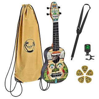 Ortega K2-TM Keiki Sopranino Ukulele Set (Totem) Ortega K2-TM Keiki Sopranino Ukulele Set (Totem)