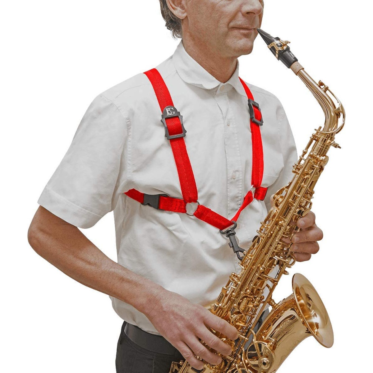 BG S409SH Alto ve Tenor Saksafon Askısı (Kırmızı) BG S409SH Alto ve Tenor Saksafon Askısı (Kırmızı)