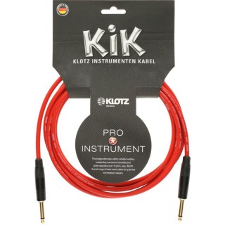 Klotz KIKKG3.0PPRT Kırmızı Enstrüman Kablosu (3 Metre)