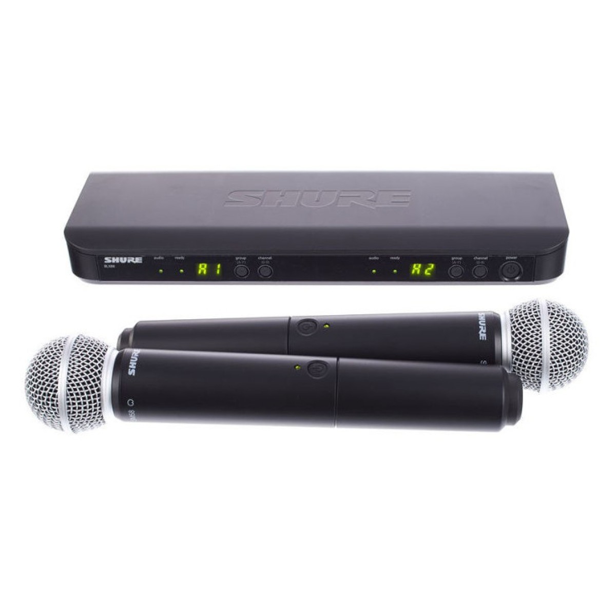 Shure BLX288E/SM58 K3E EL Tipi Telsiz Mikrofon Seti Shure BLX288E/SM58 K3E EL Tipi Telsiz Mikrofon Seti