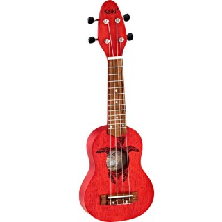 Ortega Keiki Turtle Sopranino Ukulele (Fire Red) Ortega Keiki Turtle Sopranino Ukulele (Fire Red)