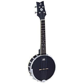 Ortega OUBJ100-SBK Banjo Ukulele (Semi Satin Black) Ortega OUBJ100-SBK Banjo Ukulele (Semi Satin Black)